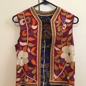 Vintage Heavily Embroidered Ethnic Vest